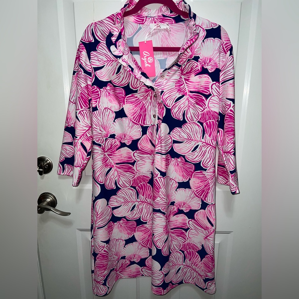 New Aryeh Tunic Ruffle shift Dress